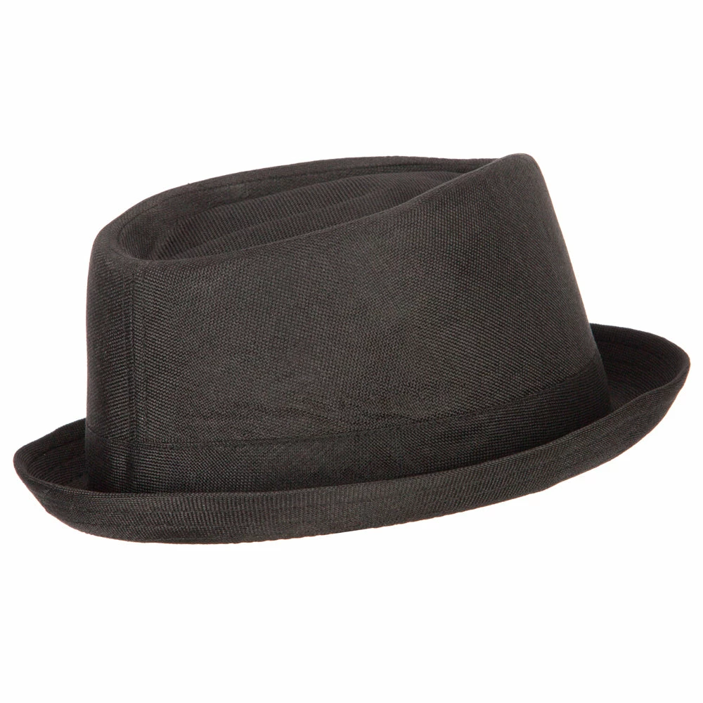 Something Special Pork Pie Polyester Fedora Hat With Band 5 Something Special Pork Pie Polyester Fedora Hat With Band - Image 3