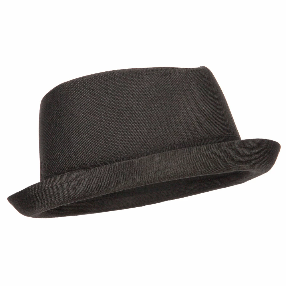 Something Special Pork Pie Polyester Fedora Hat With Band 6 Something Special Pork Pie Polyester Fedora Hat With Band - Image 4