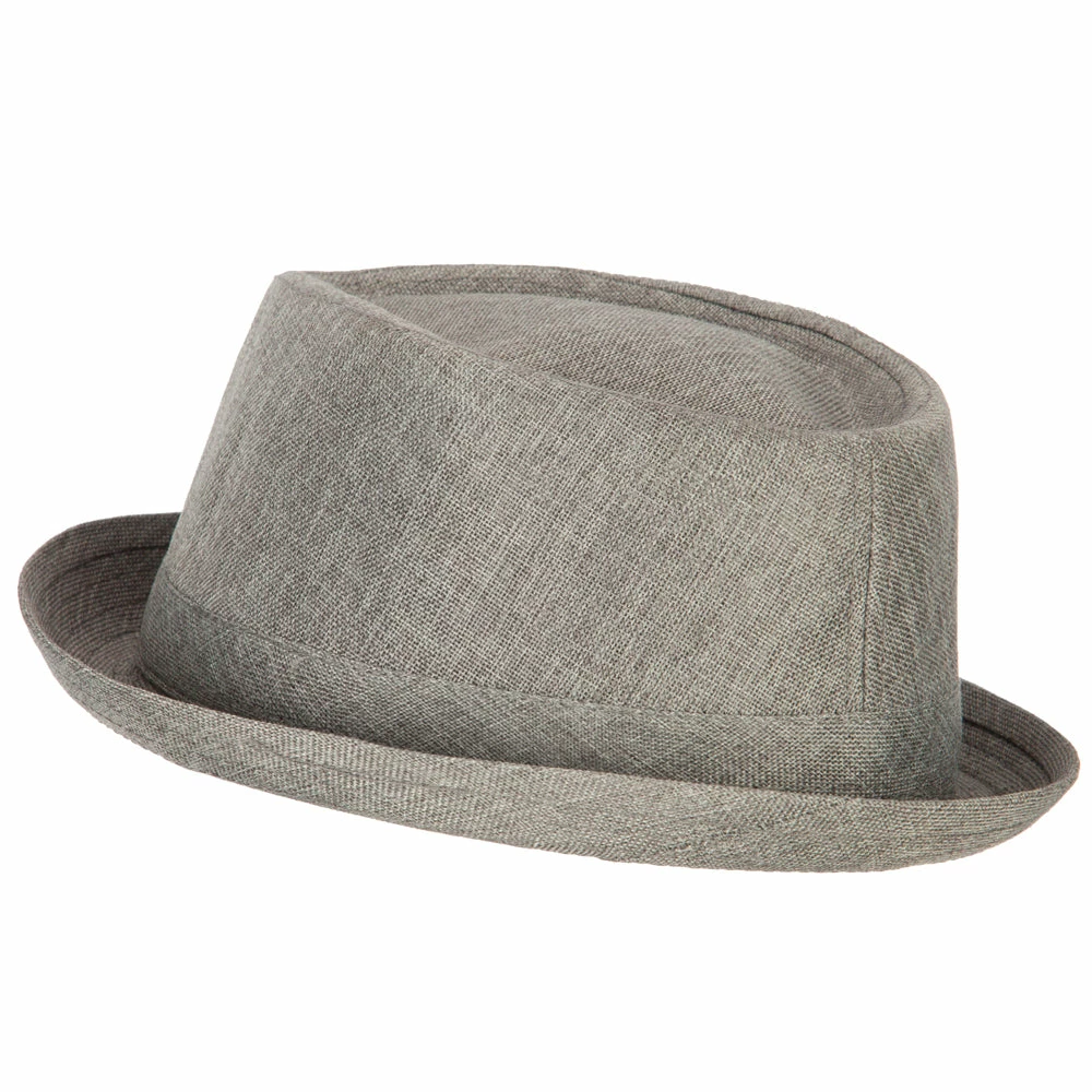 Something Special Pork Pie Polyester Fedora Hat With Band 9 Something Special Pork Pie Polyester Fedora Hat With Band - Image 7