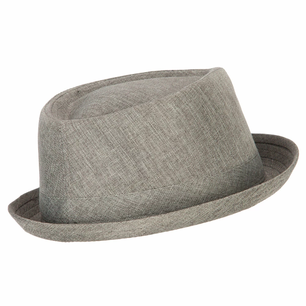 Something Special Pork Pie Polyester Fedora Hat With Band 10 Something Special Pork Pie Polyester Fedora Hat With Band - Image 8