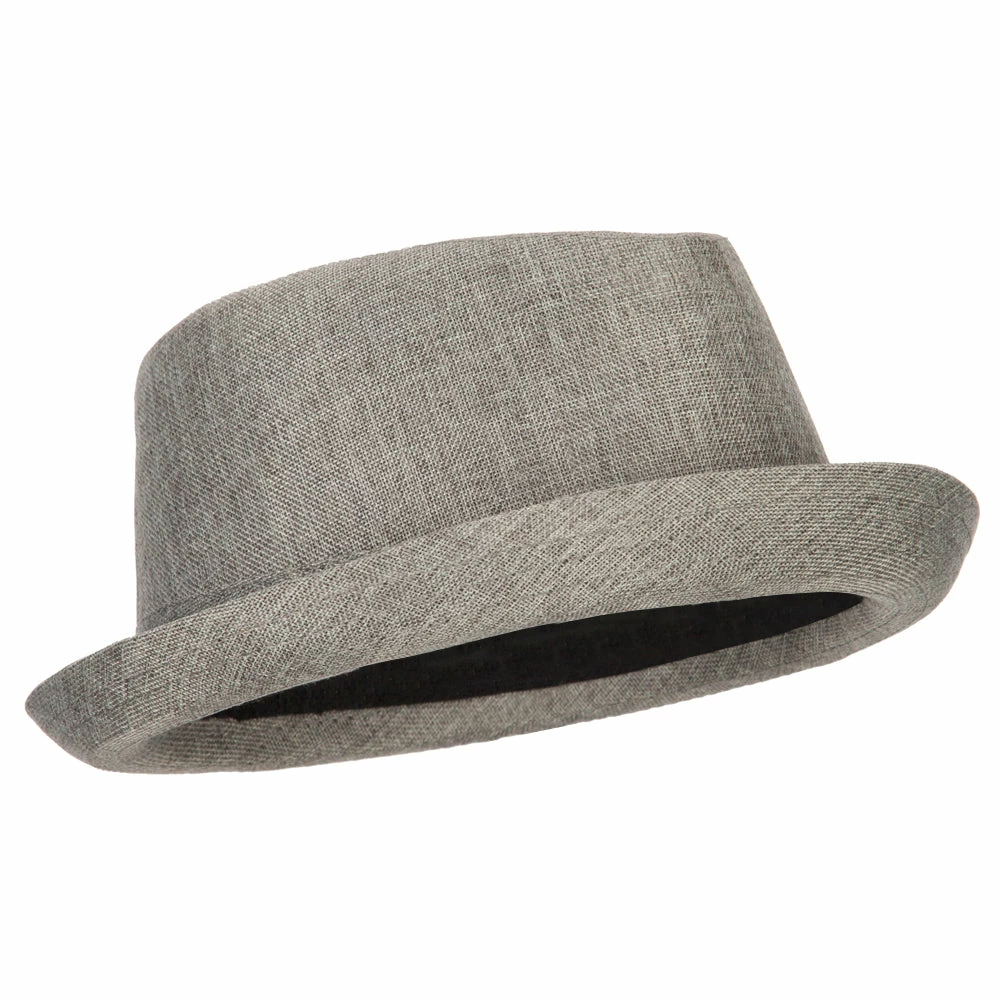 Something Special Pork Pie Polyester Fedora Hat With Band 11 Something Special Pork Pie Polyester Fedora Hat With Band - Image 9