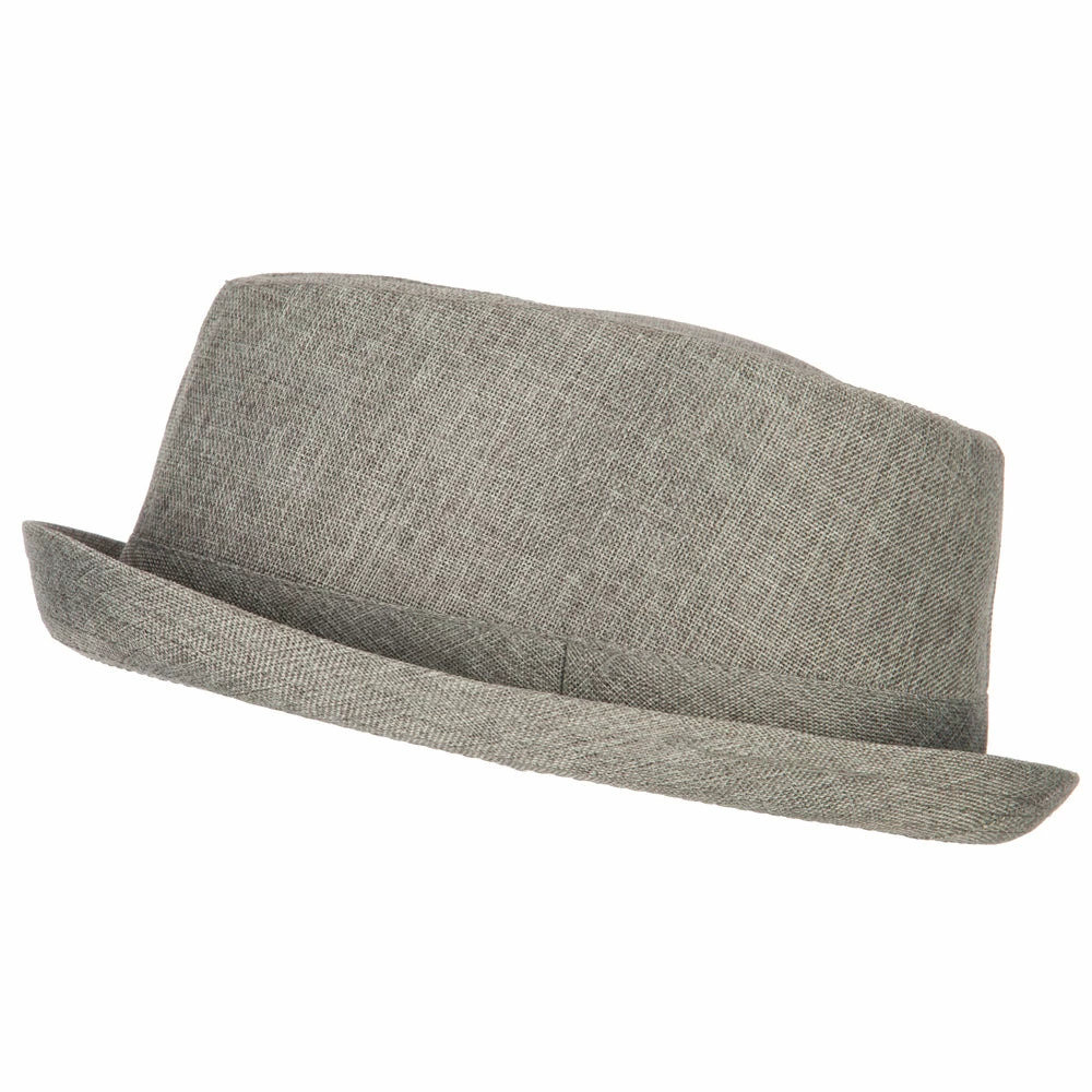 Something Special Pork Pie Polyester Fedora Hat With Band 12 Something Special Pork Pie Polyester Fedora Hat With Band - Image 10