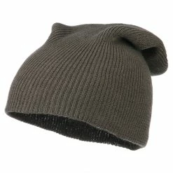 Hatiya Plain Deep Shell Knit Beanie