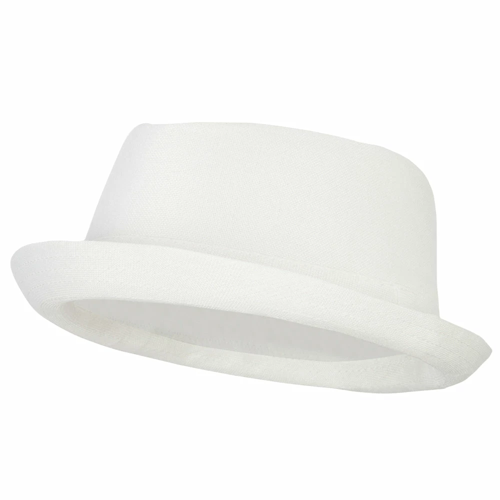 Something Special Pork Pie Polyester Fedora Hat With Band 18 Something Special Pork Pie Polyester Fedora Hat With Band - Image 16