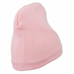 Artex Fleece-Lined Plain Beanie 44 Artex Fleece-Lined Plain Beanie -Adams Shop pk008bn pink 3