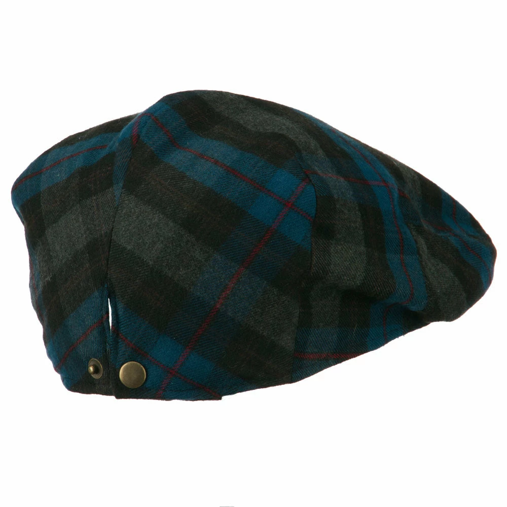 Jeanne Simmons Plaid Wool Blend Men's Ivy Cap 10 Jeanne Simmons Plaid Wool Blend Men's Ivy Cap - Image 8