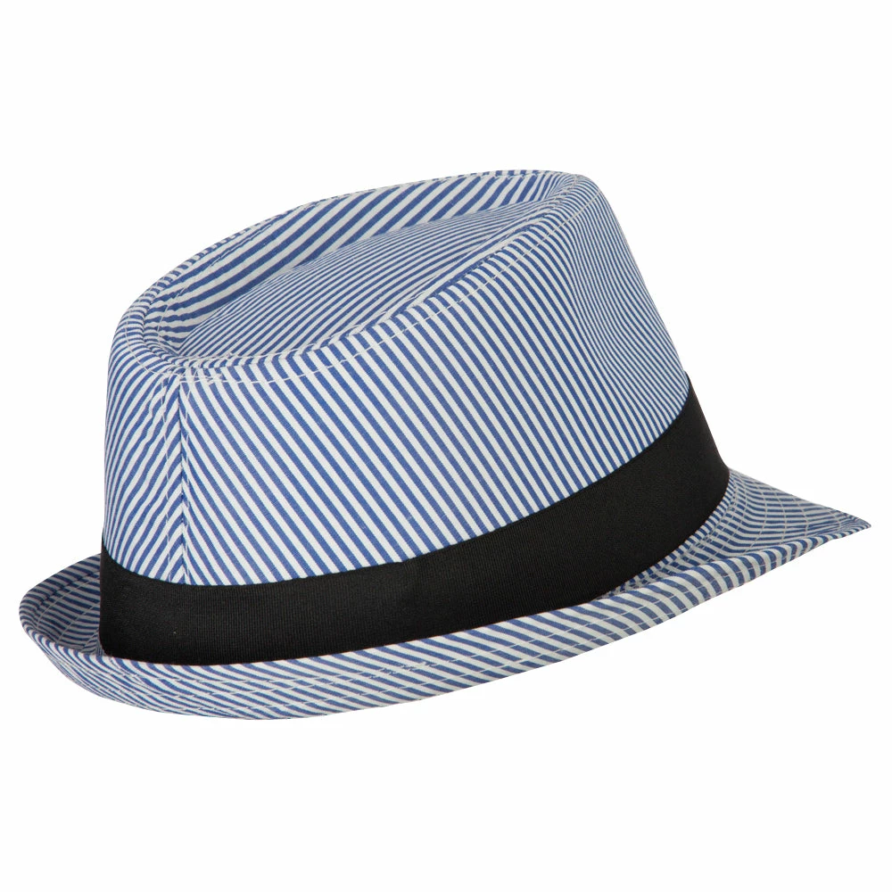 Jeanne Simmons Kid's Striped Polyester Fedora Hat 10 Jeanne Simmons Kid's Striped Polyester Fedora Hat - Image 8
