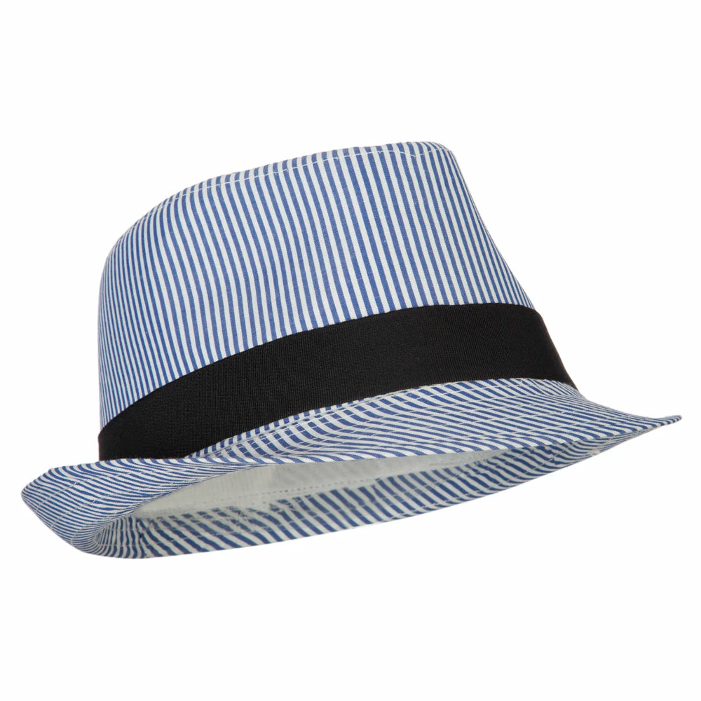 Jeanne Simmons Kid's Striped Polyester Fedora Hat 11 Jeanne Simmons Kid's Striped Polyester Fedora Hat - Image 9