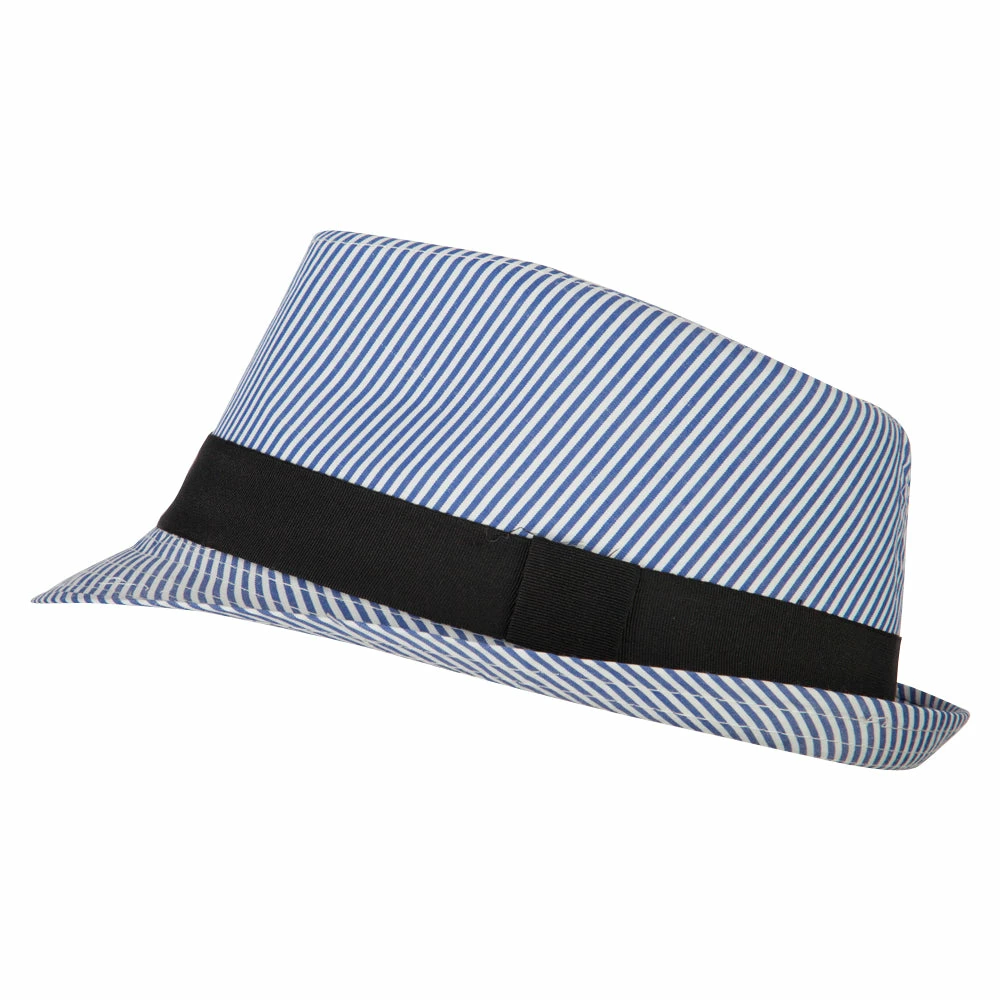 Jeanne Simmons Kid's Striped Polyester Fedora Hat 12 Jeanne Simmons Kid's Striped Polyester Fedora Hat - Image 10