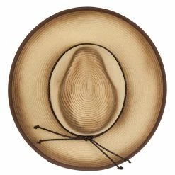 Something Special Painted Panama Paper Straw Fedora Hat -Adams Shop pp002pe lt natural 5