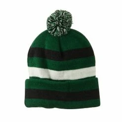 Artex Pom Pom Cuff Stripe Long Beanie -Adams Shop pp003bf kelly 5