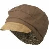 Jeanne Simmons Women's Paper Straw Brim Crushable Cabbie Hat -Adams Shop ps002cb 1 1