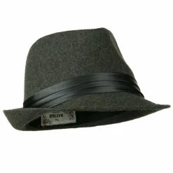 Hatiya Fedora With Pleated Satin Band -Adams Shop ps002cf 4