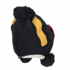 Jeanne Simmons Kid's Button Patch Ski Beanie -Adams Shop ps003bu navy 3