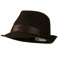 Hatiya Fedora With Pleated Satin Band -Adams Shop ps003cf 1 1