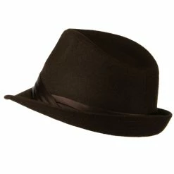 Hatiya Fedora With Pleated Satin Band -Adams Shop ps003cf 2 1