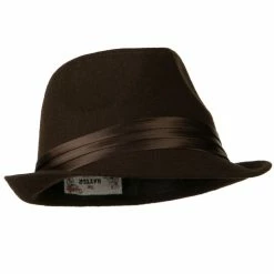 Hatiya Fedora With Pleated Satin Band -Adams Shop ps003cf 4 1