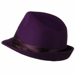 Hatiya Fedora With Pleated Satin Band -Adams Shop ps004cf 2