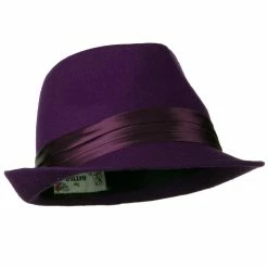 Hatiya Fedora With Pleated Satin Band -Adams Shop ps004cf 4