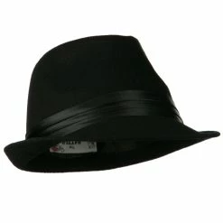 Hatiya Fedora With Pleated Satin Band -Adams Shop ps005cf 4