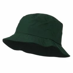 Plain Cotton Twill Bucket Hat -Adams Shop pt006bh dk green 1