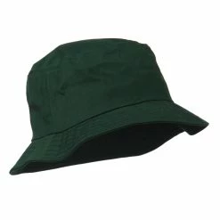Plain Cotton Twill Bucket Hat -Adams Shop pt006bh dk green 4