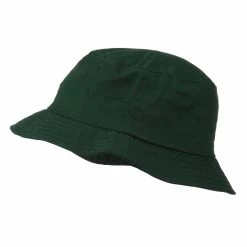 Plain Cotton Twill Bucket Hat -Adams Shop pt006bh dk green 5