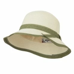 Hatiya Paper Straw Trimmed Bucket Hat