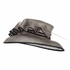 Something Special Quil Trimming Fashion Sinamay Hat 42 Something Special Quil Trimming Fashion Sinamay Hat -Adams Shop ql002fs taupe 1