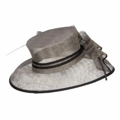 Something Special Quil Trimming Fashion Sinamay Hat 44 Something Special Quil Trimming Fashion Sinamay Hat -Adams Shop ql002fs taupe 3