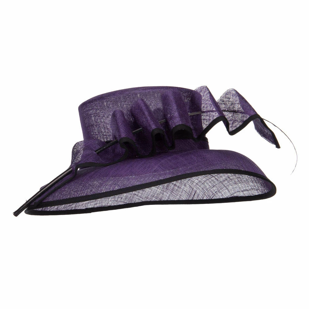 Something Special Quil Trimming Fashion Sinamay Hat 11 Something Special Quil Trimming Fashion Sinamay Hat - Image 9