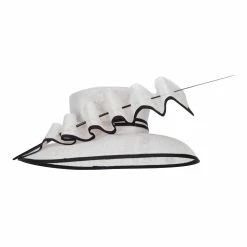 Something Special Quil Trimming Fashion Sinamay Hat 41 Something Special Quil Trimming Fashion Sinamay Hat -Adams Shop ql004fs white 5