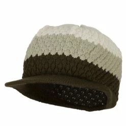 Rasta World Rasta Beanies Visor (05) -Adams Shop r5011cs olive grey white 1