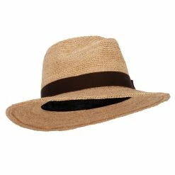 Jeanne Simmons Women's Raffia Braid Double Bow Accented Large Brim Fedora Hat 10 Jeanne Simmons Women's Raffia Braid Double Bow Accented Large Brim Fedora Hat -Adams Shop ra001sf natural 4