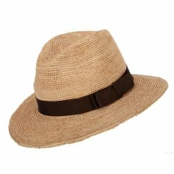 Jeanne Simmons Women's Raffia Braid Double Bow Accented Large Brim Fedora Hat 11 Jeanne Simmons Women's Raffia Braid Double Bow Accented Large Brim Fedora Hat -Adams Shop ra001sf natural 5