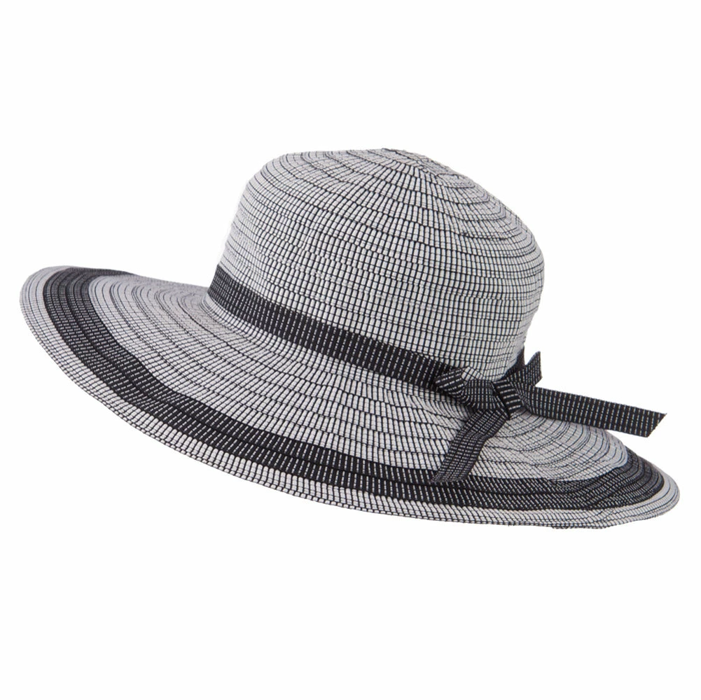 Jeanne Simmons Ladies' Ribbon Blend Flat Brim Hat 6 Jeanne Simmons Ladies' Ribbon Blend Flat Brim Hat - Image 4