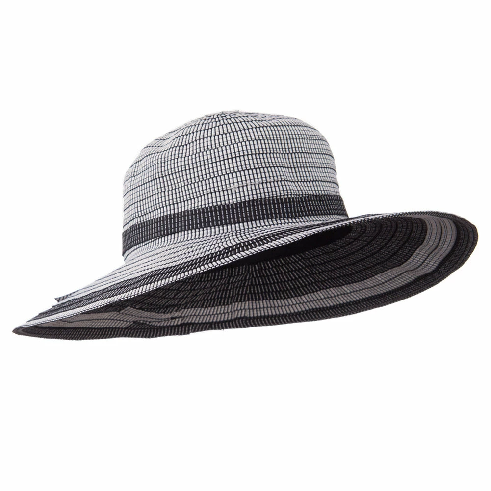 Jeanne Simmons Ladies' Ribbon Blend Flat Brim Hat 5 Jeanne Simmons Ladies' Ribbon Blend Flat Brim Hat - Image 3