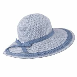 Jeanne Simmons Ladies' Ribbon Blend Flat Brim Hat 33 Jeanne Simmons Ladies' Ribbon Blend Flat Brim Hat -Adams Shop rb003fw 3