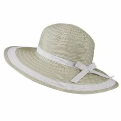 Jeanne Simmons Ladies' Ribbon Blend Flat Brim Hat 38 Jeanne Simmons Ladies' Ribbon Blend Flat Brim Hat -Adams Shop rb004fw 2