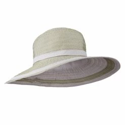 Jeanne Simmons Ladies' Ribbon Blend Flat Brim Hat 41 Jeanne Simmons Ladies' Ribbon Blend Flat Brim Hat -Adams Shop rb004fw 4