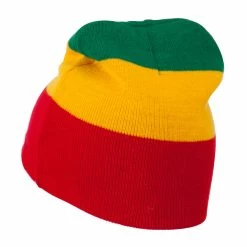JFH Rasta Captain Embroidered Beanie -Adams Shop rc004bs red 3
