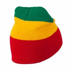 JFH Rasta Captain Embroidered Beanie -Adams Shop rc004bs red 4