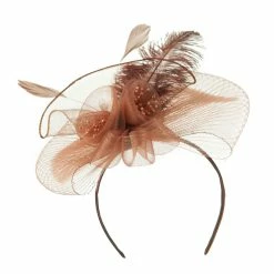 Something Special Feather And Flower Ruffle Fascinator