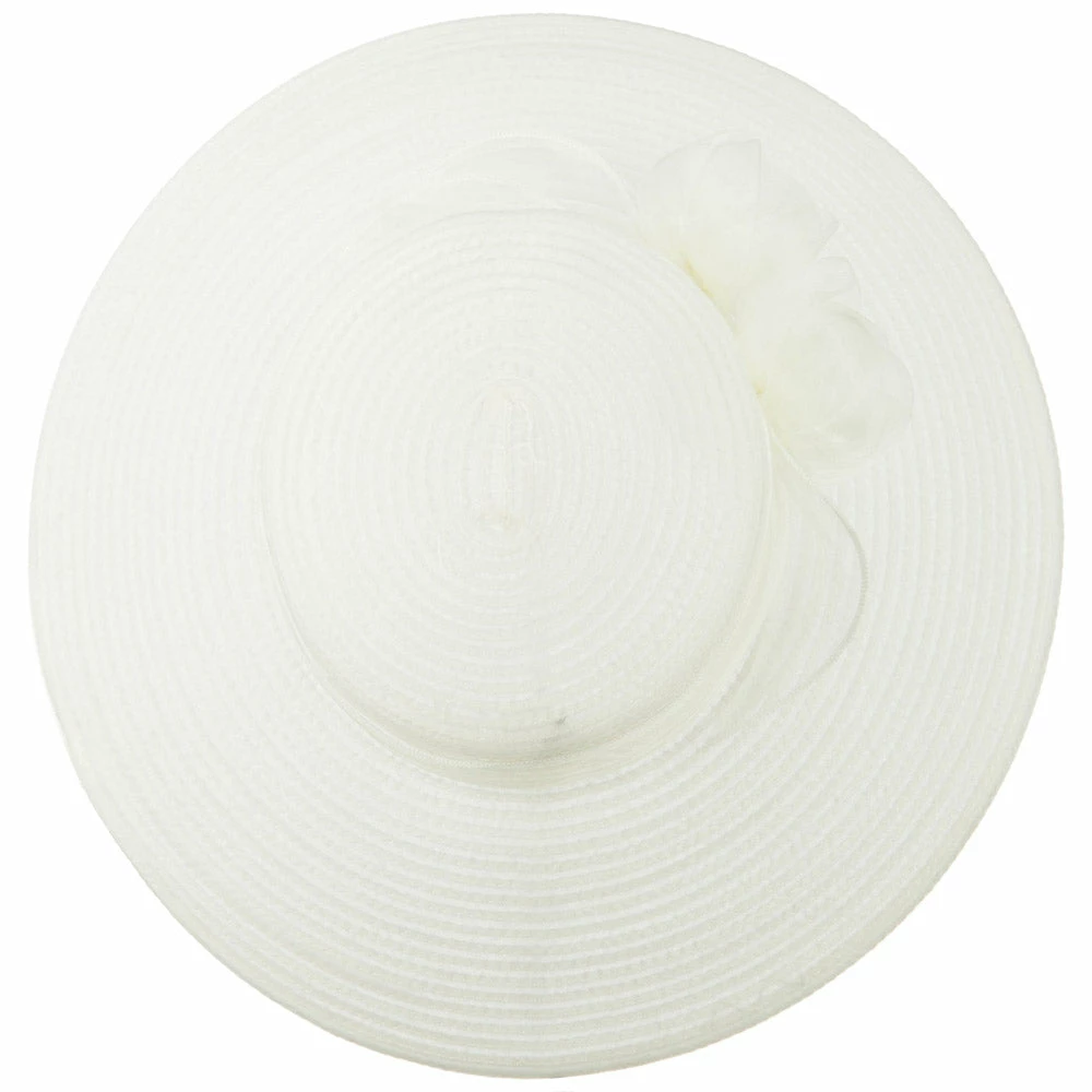 Jeanne Simmons Rose Bow Accent Organza Hat 12 Jeanne Simmons Rose Bow Accent Organza Hat - Image 10