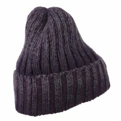 Cheveux Ribbed Cuff Long Beanie -Adams Shop rk001bf purple 3