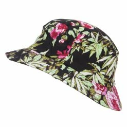 MG Floral Bucket Hat 16 MG Floral Bucket Hat -Adams Shop rk001bh black 5