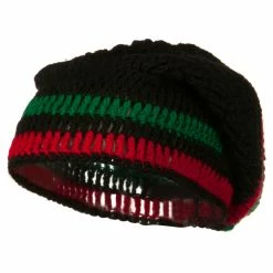 Broadway Rasta Knitted Big Skull Beanie