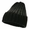 Cheveux Ribbed Cuff Long Beanie -Adams Shop rk002bf black 1