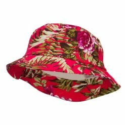 MG Floral Bucket Hat 17 MG Floral Bucket Hat -Adams Shop rk002bh fuchsia 1