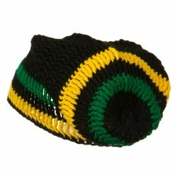 Broadway Rasta Knitted Big Skull Beanie -Adams Shop rk002eb 2